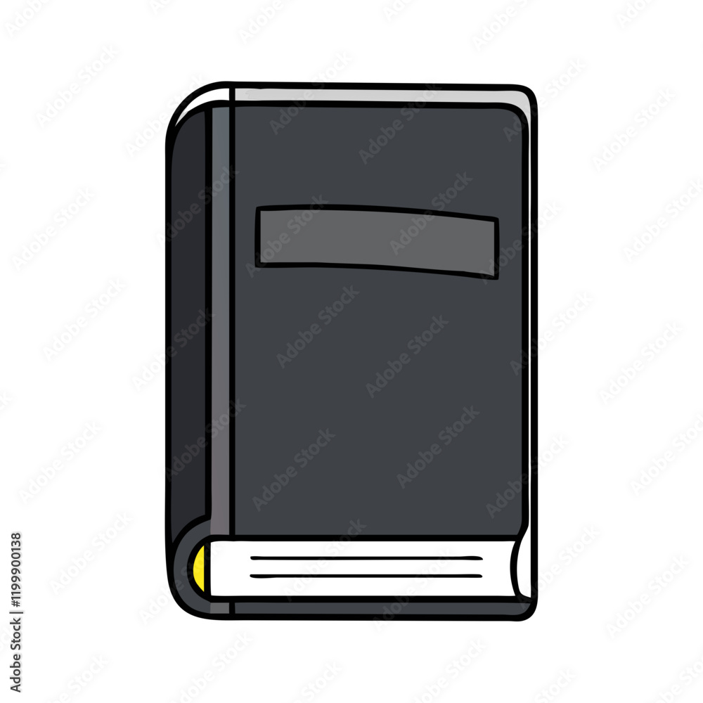 black book simple icon, black book simple vector illustration-simple illustration of black book simple, perfect for black book simple logos and themed design 