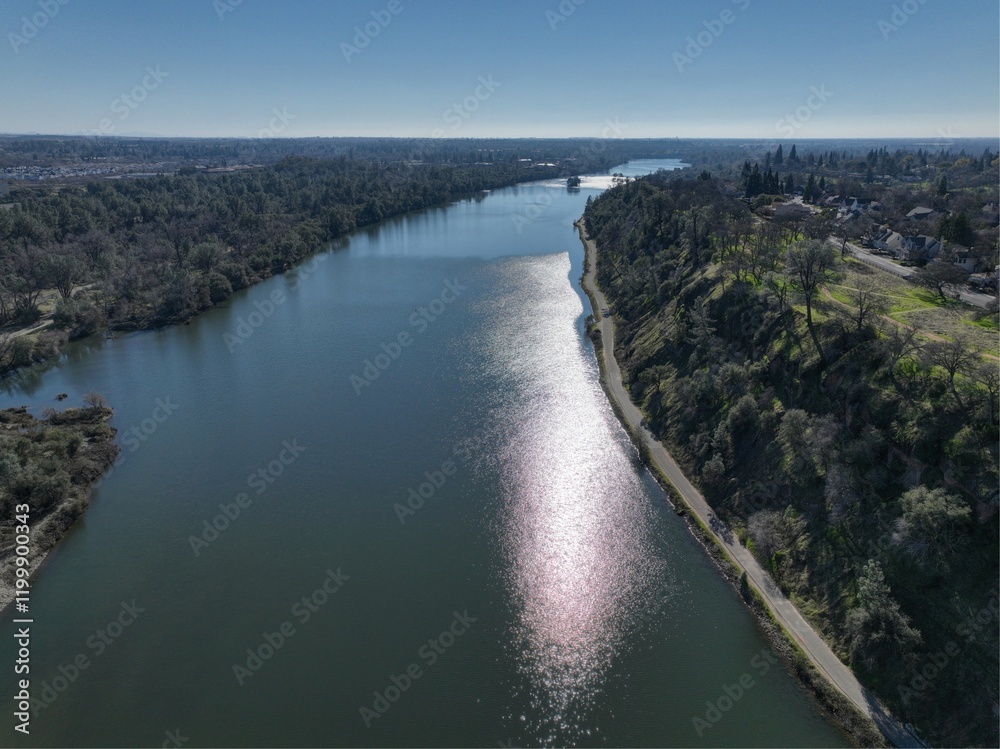 view of the river