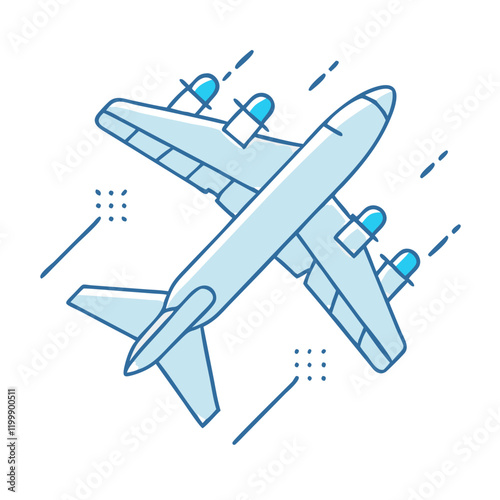 bomber plane icon, bomber plane vector illustration-simple illustration of bomber plane, perfect for bomber plane logos and themed design 