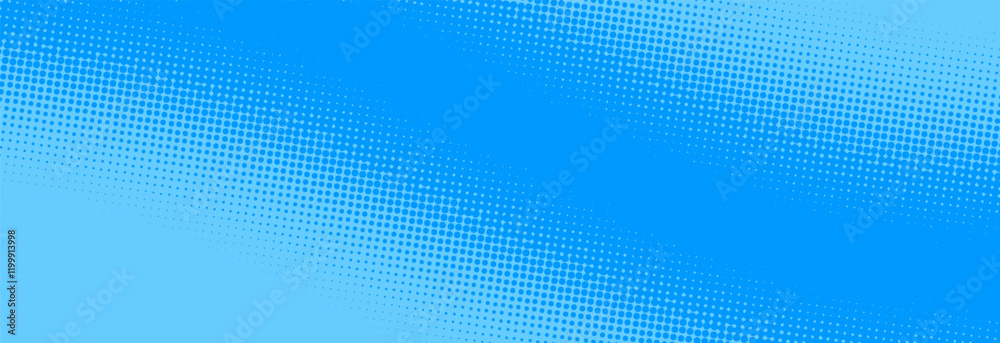 Naklejka premium WebNavy blue pop art background in retro comic style with halftone dots design, vector illustration eps10