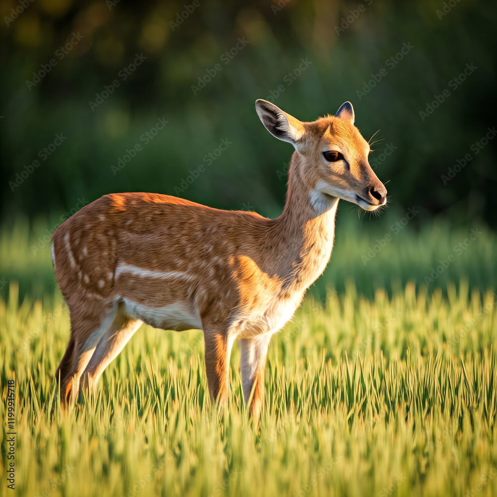 deer in the grass deer in the grass