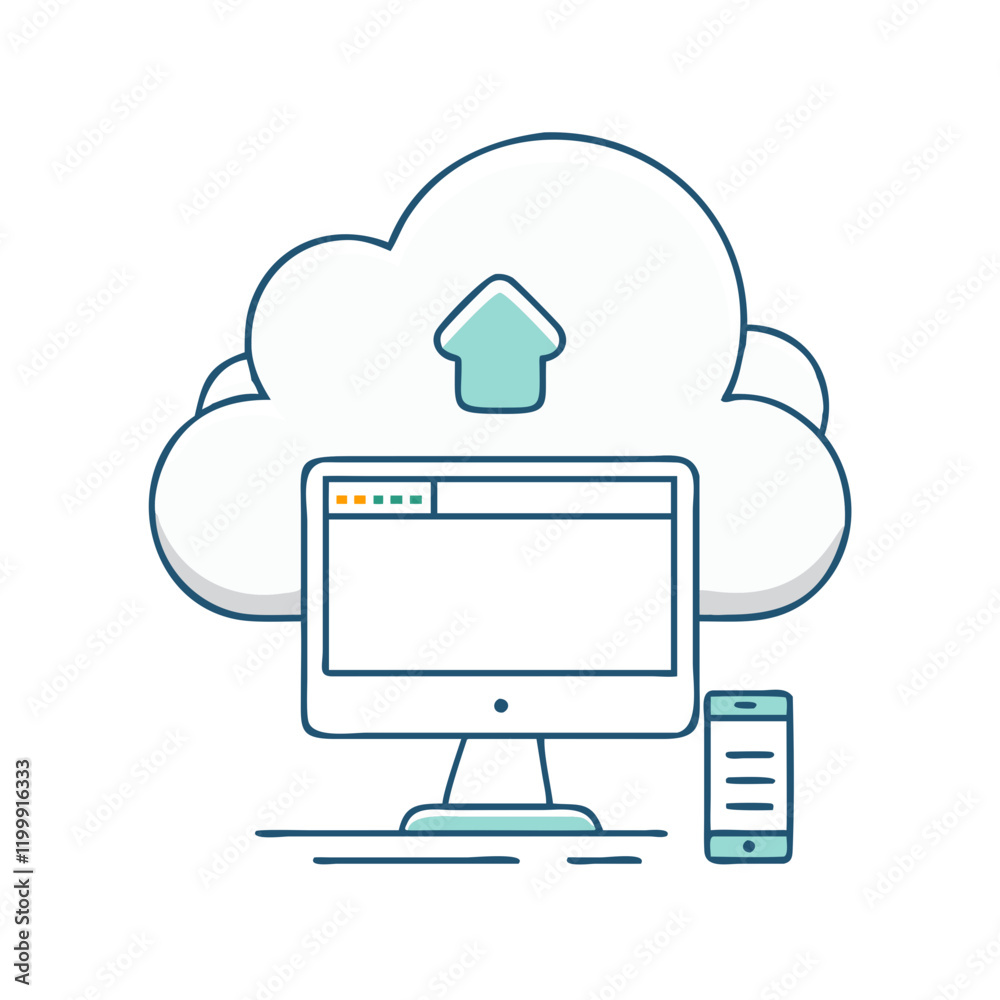 computer cloud icon, computer cloud vector illustration-simple illustration of computer cloud, perfect for computer cloud logos and themed design computer cloud icon, computer cloud vector illustration-simple illustration of computer cloud, perfect for computer cloud logos and themed design