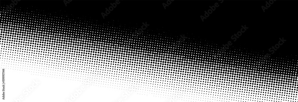 Fototapeta premium WebBlack and white pop art background in retro comic style with halftone dots design, vector illustration eps10
