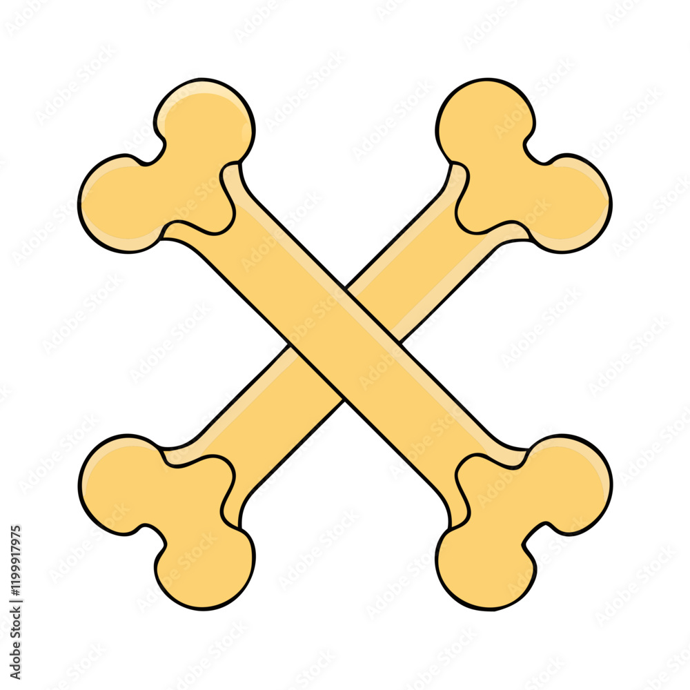 crossed bones icon, crossed bones vector illustration-simple illustration of crossed bones, perfect for crossed bones logos and themed design crossed bones icon, crossed bones vector illustration-simple illustration of crossed bones, perfect for crossed bones logos and themed design