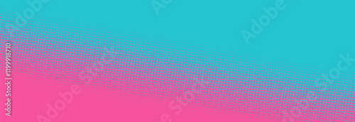 Modern pink and blue pop art background with halftone dots desing in comic style, vector illustration eps10