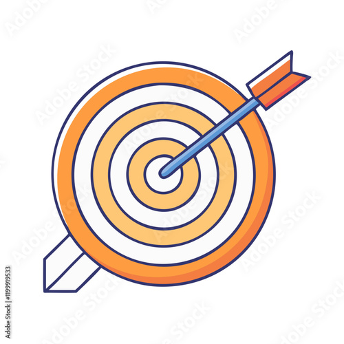 darts target icon, darts target vector illustration-simple illustration of darts target, perfect for darts target logos and themed design 