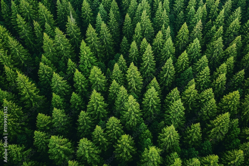 Aerial view of lush green forest trees creating a dense and vibrant natural landscape. Aerial view of lush green forest trees creating a dense and vibrant natural landscape.