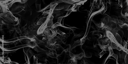 Smoke steam set of airborne particulates and gases emitted. Gray vector background with smoke shapes. Abstract, messy, splattered, sprayer texture. Halftone vector smoke texture.