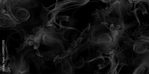 Smoke steam set of airborne particulates and gases emitted. Gray vector background with smoke shapes. Abstract, messy, splattered, sprayer texture. Halftone vector smoke texture.