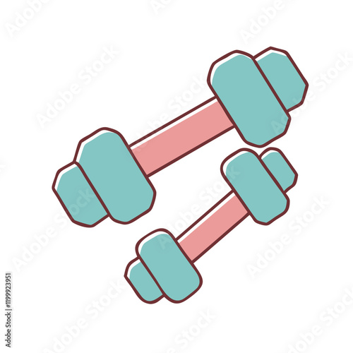 dumbbells icon, dumbbells vector illustration-simple illustration of dumbbells, perfect for dumbbells logos and themed design 