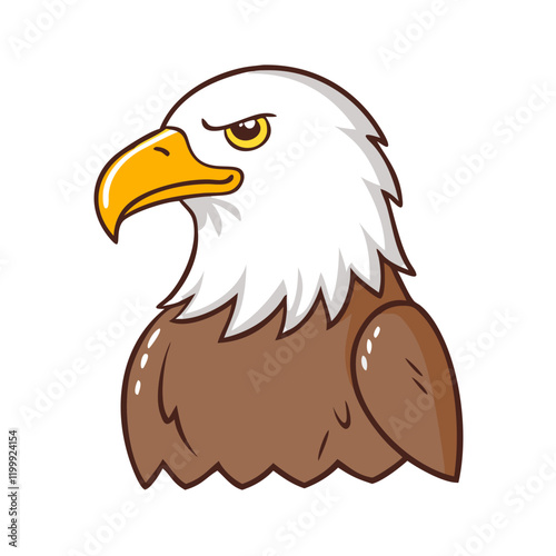 eagle icon, eagle vector illustration-simple illustration of eagle, perfect for eagle logos and themed design  photo