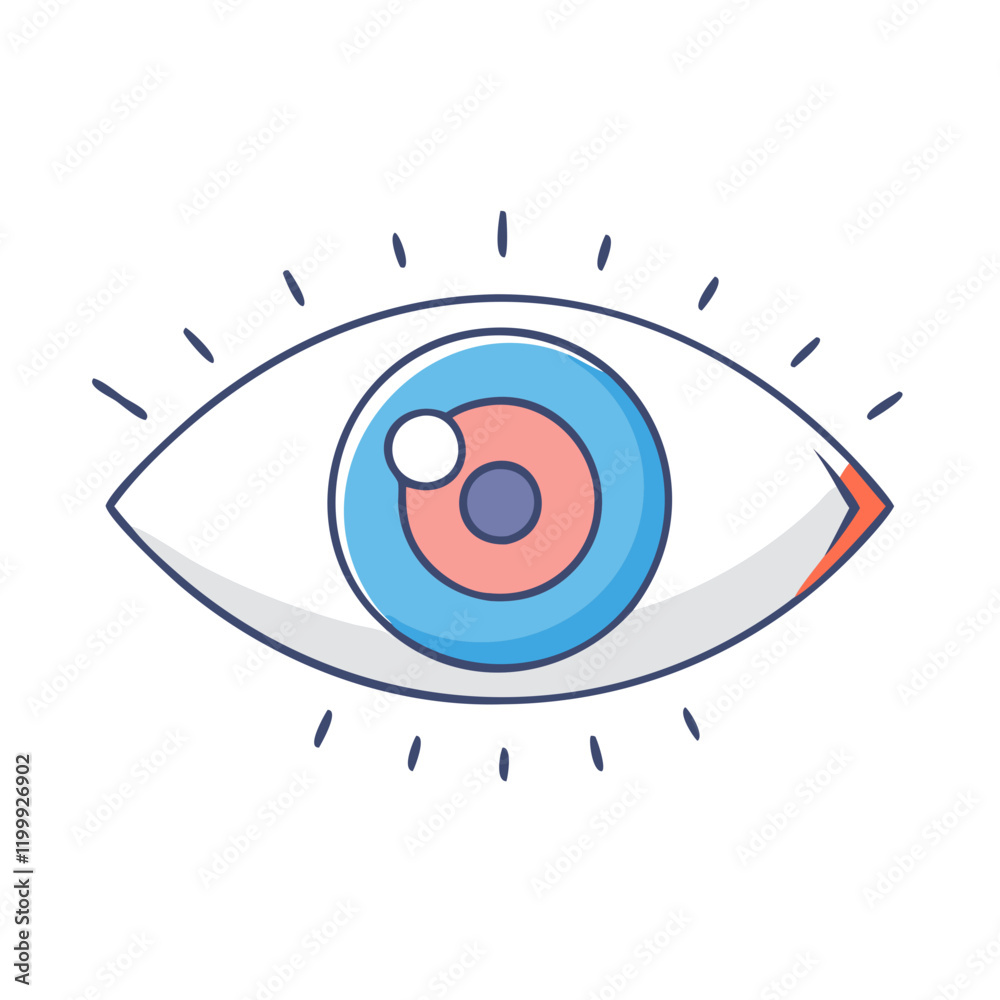 eye icon, eye vector illustration-simple illustration of eye, perfect for eye logos and themed design eye icon, eye vector illustration-simple illustration of eye, perfect for eye logos and themed design
