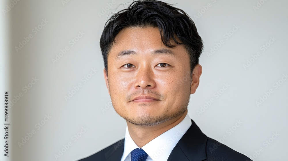 Portrait of a confident Asian businessman in a suit. (1) Portrait of a confident Asian businessman in a suit. (1)