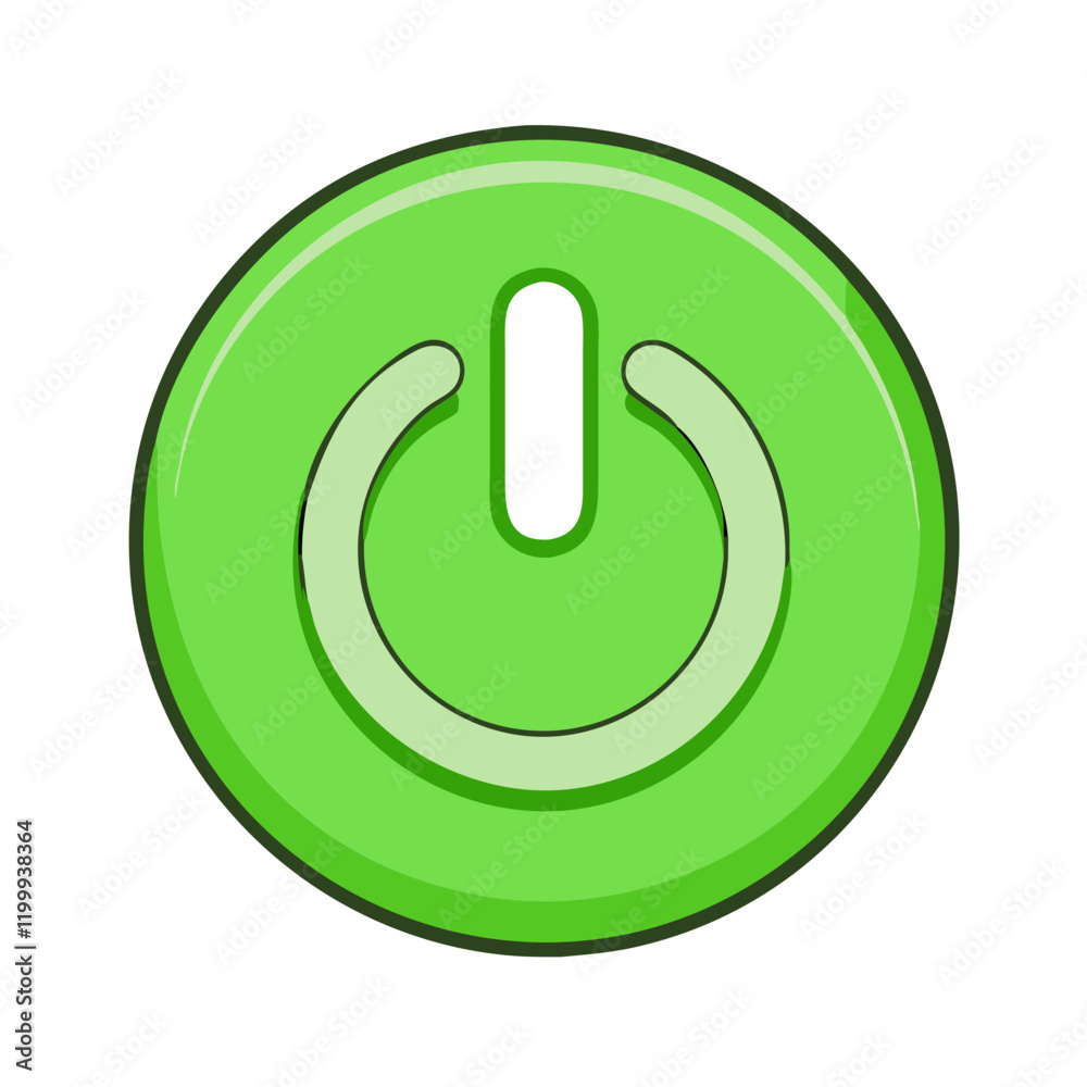 glossy green power button icon, glossy green power button vector illustration-simple illustration of glossy green power button, perfect for glossy green power button logos and themed design glossy green power button icon, glossy green power button vector illustration-simple illustration of glossy green power button, perfect for glossy green power button logos and themed design