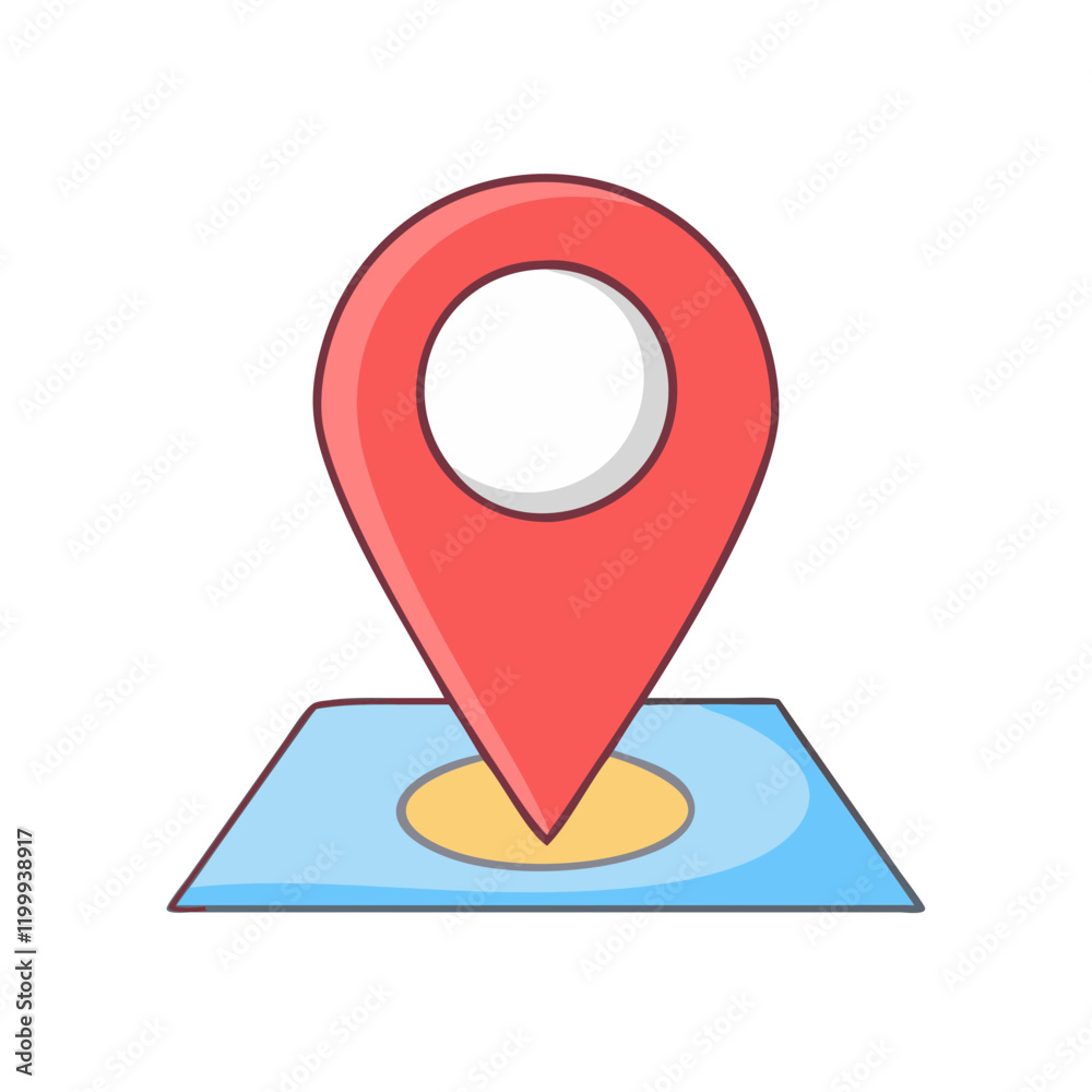 gps pin icon, gps pin vector illustration-simple illustration of gps pin, perfect for gps pin logos and themed design 