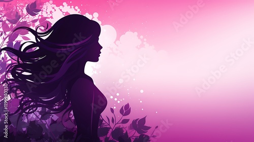 Beautiful Women's Day Background with Pastel Colors and Abstract Art