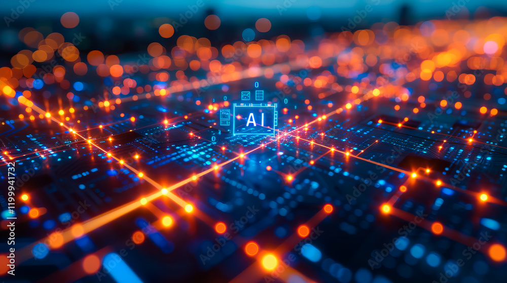 Futuristic Engineering. Inside the AI Chip Circuitry. The Core of Innovation Futuristic Engineering. Inside the AI Chip Circuitry. The Core of Innovation