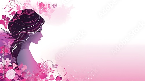 Luxurious Women's Day Background with Sparkling Details and Pink Tones