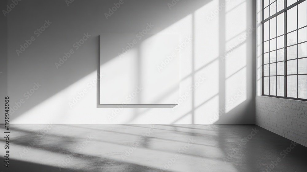 A collection of four empty poster frames arranged on a white or pastel-colored wall, creating a sophisticated and minimalist mock-up A collection of four empty poster frames arranged on a white or pastel-colored wall, creating a sophisticated and minimalist mock-up