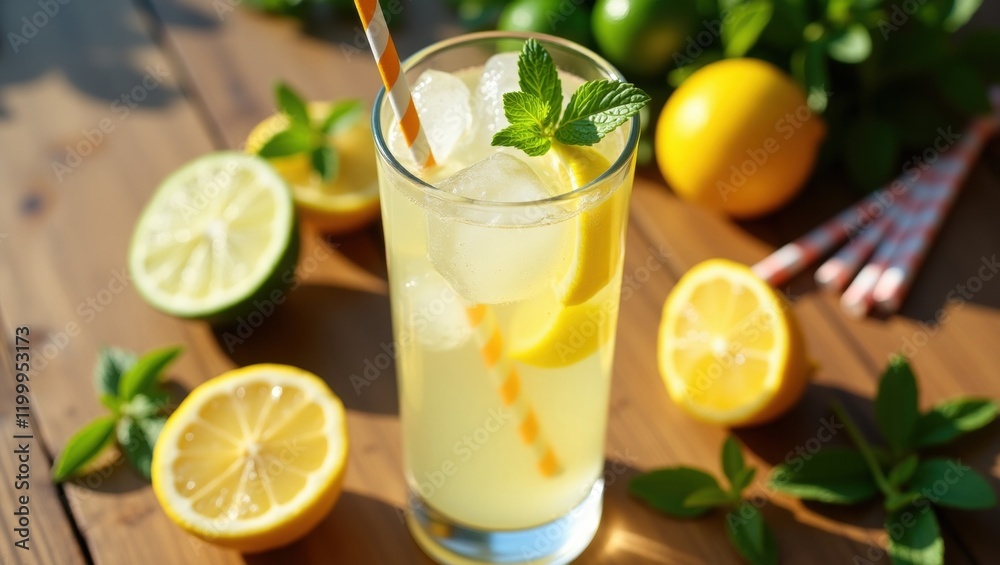 Refreshing Summer Lemonade with Citrus Fruits Refreshing Summer Lemonade with Citrus Fruits