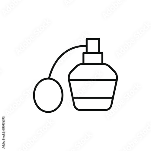 Parfum icon Flat simple outline
