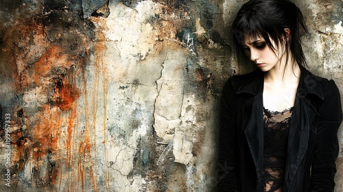 staring blankly at a wall [Domestic Violence]:[The Psychological Impact] 