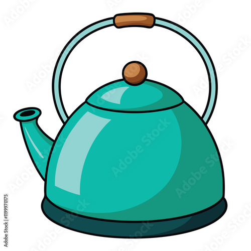 teapot isolated on white background