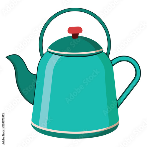 teapot isolated on white background