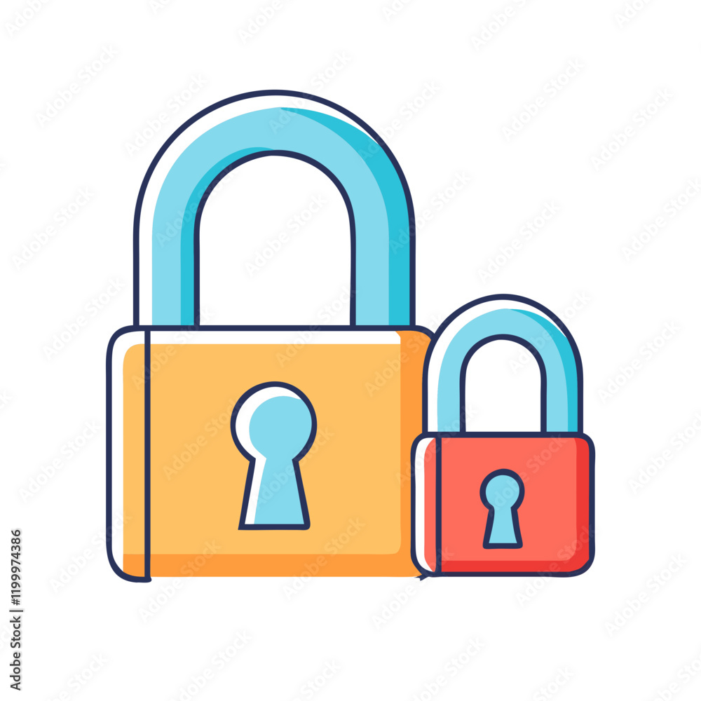 padlocks icon, padlocks vector illustration-simple illustration of padlocks, perfect for padlocks logos and themed design padlocks icon, padlocks vector illustration-simple illustration of padlocks, perfect for padlocks logos and themed design