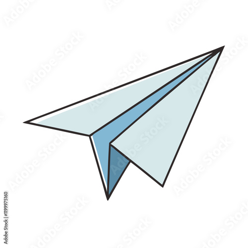 paper plane icon, paper plane vector illustration-simple illustration of paper plane, perfect for paper plane logos and themed design 