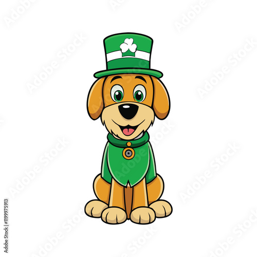 Cute Leprechaun Dog