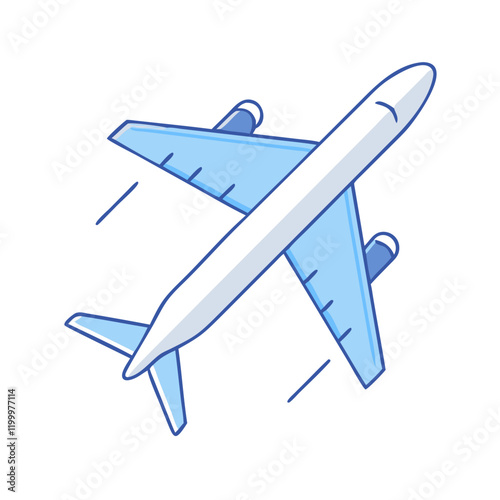 plane icon, plane vector illustration-simple illustration of plane, perfect for plane logos and themed design 