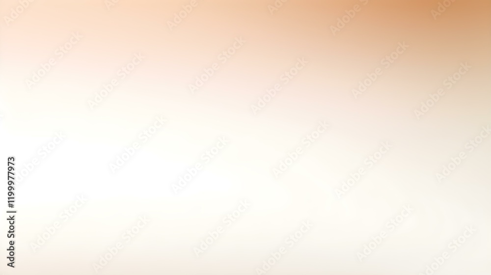 Gradient Background with strong Edges fading from Light Brown to White. Modern Presentation Template