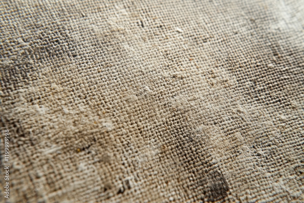Fototapeta premium Exploring the intricate texture of old canvas with natural wear and character