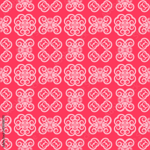 Romantic Ornament Seamless 