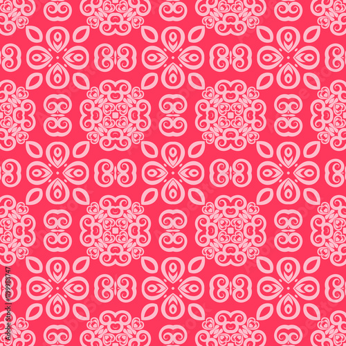 Romantic Ornament Seamless 
