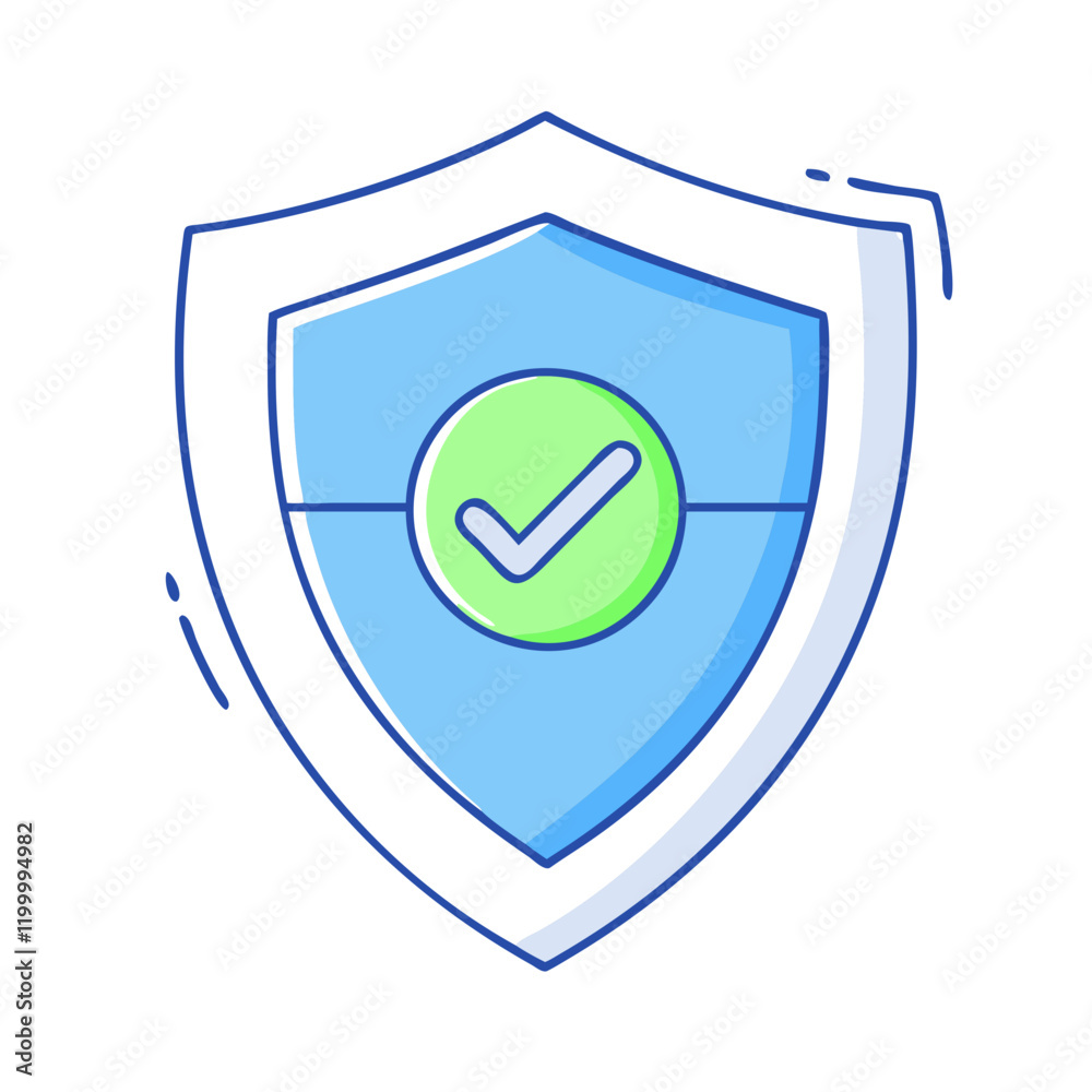 security shield icon, security shield vector illustration-simple illustration of security shield, perfect for security shield logos and themed design 