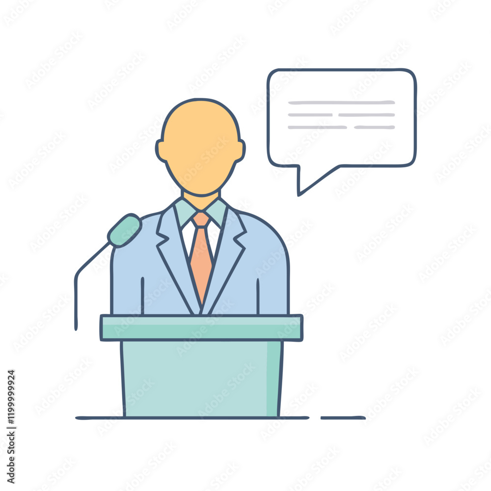 speech icon, speech vector illustration-simple illustration of speech, perfect for speech logos and themed design 
