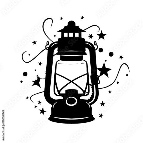 Lantern SVG on a transparent background