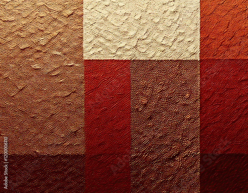 Crafting a seamless finegrain sandpaper texture in earthy tones digital art studio environment close-up view textural concept photo