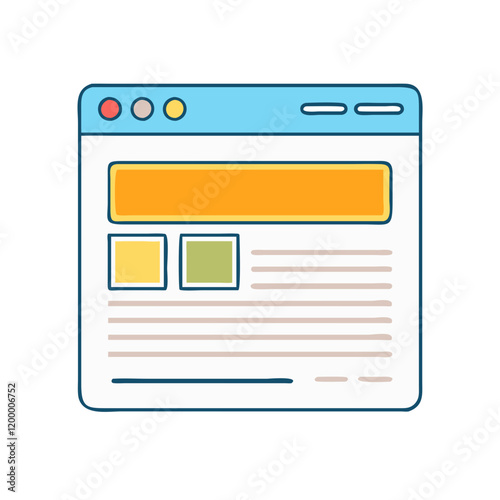 Free Download ui web icon, ui web vector illustration-simple illustration of ui web, perfect for ui web logos and themed design  - GFXLoad
