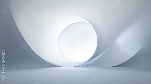 Fototapeta Naklejka Na Ścianę i Meble -  empty white circle