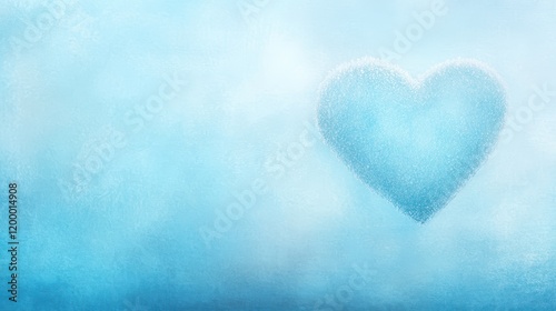Blue backdrop heart. love, romance, affection, feelings, passion, care, design. heart