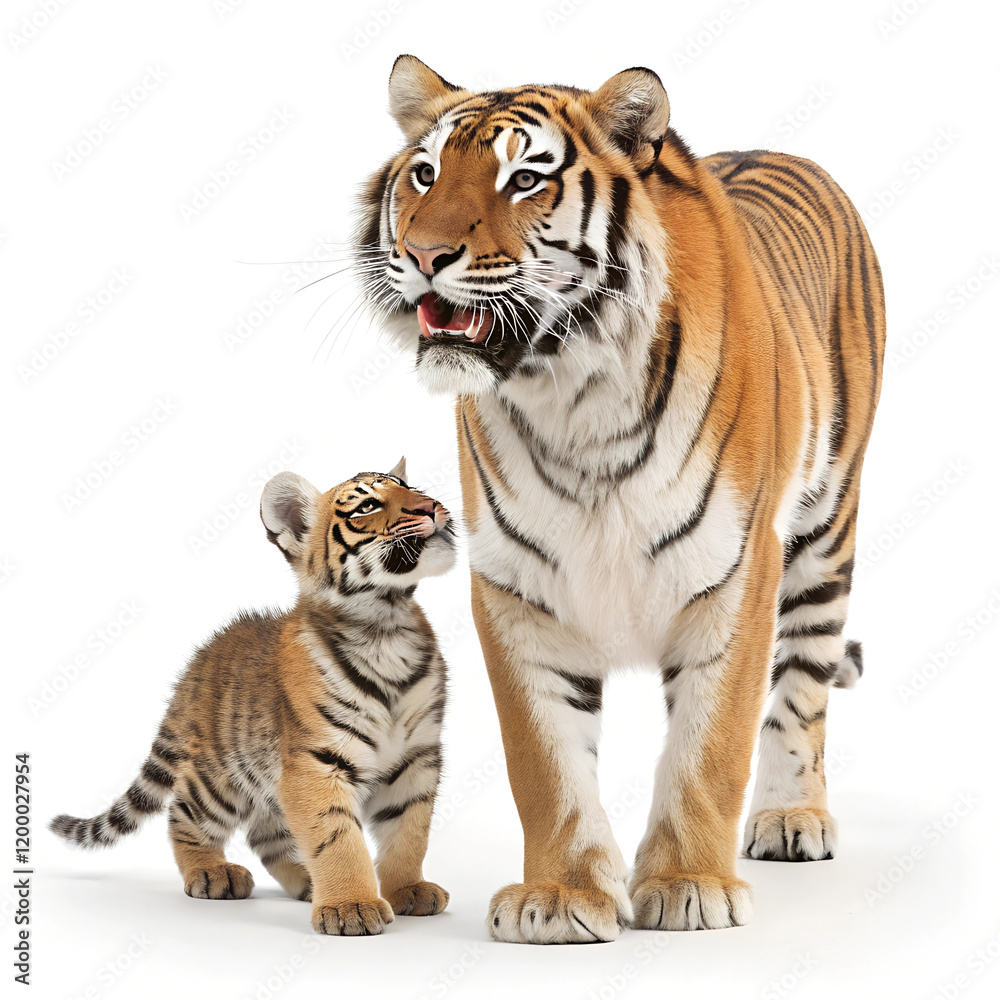 Tiger with Baby. 