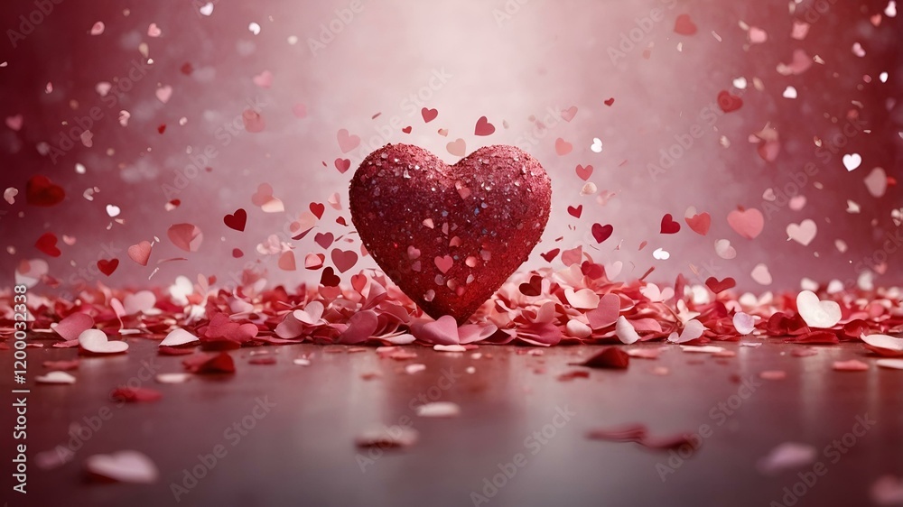 Obraz premium heart background