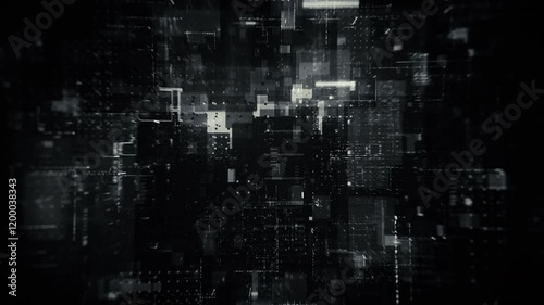 Digital technology hi-tech concept with Entrance Preparation Presentation Zoom Entry Exit News Introduction Video USA, Entrance - Particle, Map Location City Approach Depth, Technology Sector, Technol