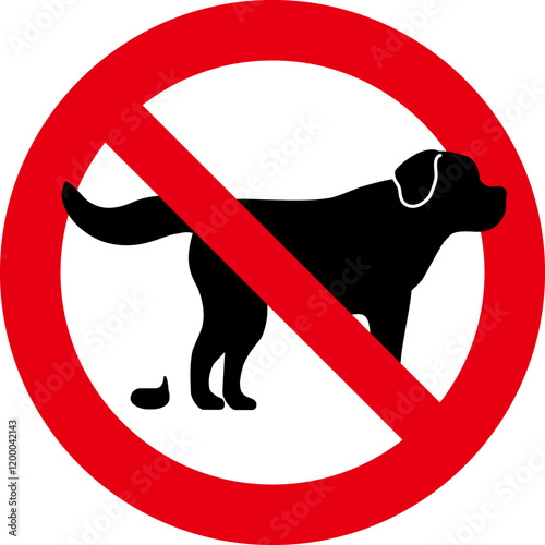 ペットのフンの放置禁止の標識