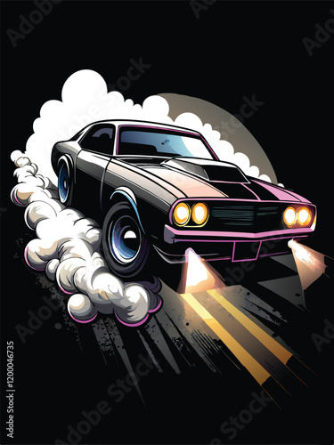 -burnout-scene-with-a-muscle-car-surrounded-by-smo.eps