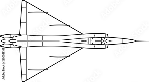 Convair F 102A Delta svg file photo