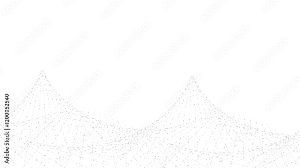 4k light grey abstract moving geometri with white dots, diagonal lines, soft shadow. Circular gradient seamless looping animated cover background. Abstract technology blank elegant universal frame